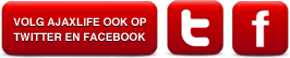 Zoek ons op op Twitter en Facebook!